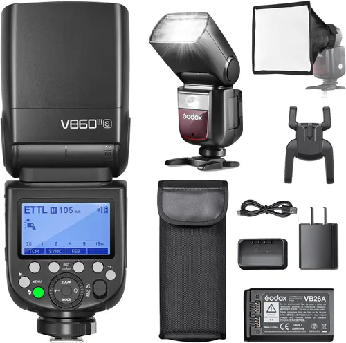 Vista 9 de Godox V860III-S TTL Flash Speedlite Godox V860IIIS para cámara Sony