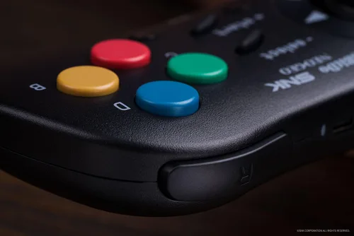 Vista 5 de 8Bitdo NEOGEO Wireless Controller for Windows, Android, and NEOGEO mini with Classic Click-Style Joystick - Officially Licensed by SNK