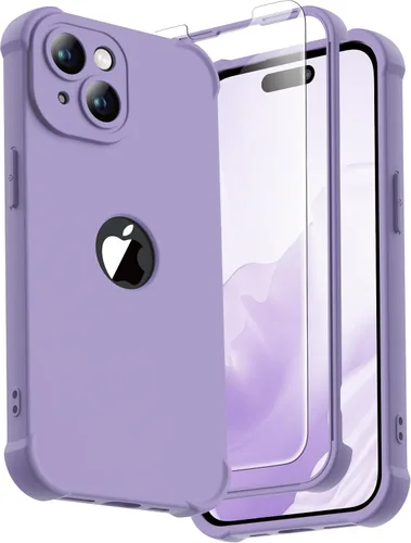 Vista 52 de ORETECH Funda para iPhone 11, con [2 protectores de pantalla de vidrio templado] [prueba de caídas de grado militar de 10 pies]