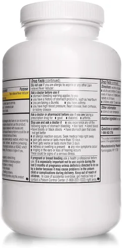 Vista 4 de PHARBEST Aspirina 325 mg Fuerza regular 1000 comprimidos sin recubrimiento