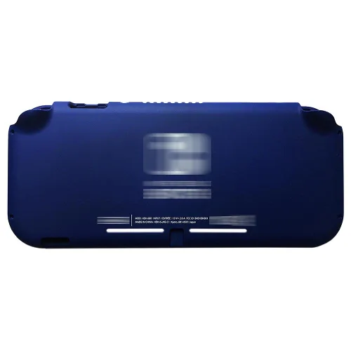 Vista 3 de Rinbers Carcasa de repuesto para consola Nintendo Switch NS Lite HDH-001 superior inferior de plástico - azul oscuro