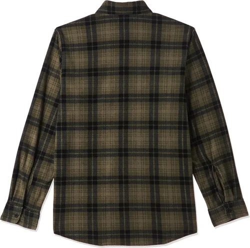 Vista 2 de Wrangler Authentics - Camisa de tela polar resistente de manga larga para hombre