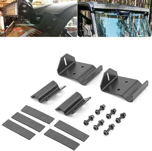 Vista 8 de XTMOTO Soporte de montaje para barra de luz LED de 42 pulgadas compatible con UTV 2014-2021 Can-Am Maverick XRS Commander 1000 800