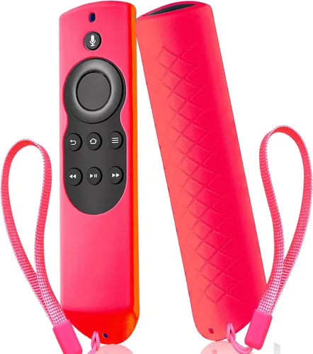 Vista 12 de Firestick - Funda para mando a distancia, Firestickremote Funda para control remoto, funda para cubierta con patio de tierra que brilla en azul Azul