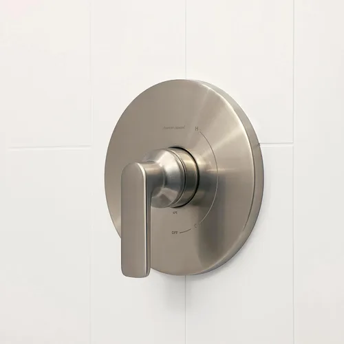 Vista 2 de American Standard TU061500.295 kit de moldura de válvula de ducha Aspirations, acabado de níquel cepillado