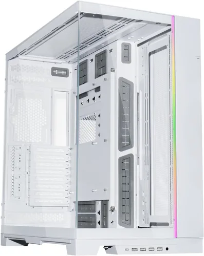 Vista 10 de Lian Li Dynamic EVO XL - Hasta 280mm E-ATX Placa base - Tiras de iluminación ARGB - Hasta 3X 420mm Radiador - Paneles de vidrio templado frontal