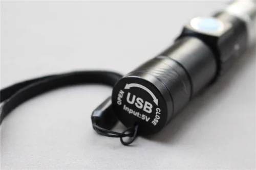 Vista 4 de Tigofly Linterna recargable ULTRAVIOLETA 365NM USB Fly atar pegamento que cura la luz