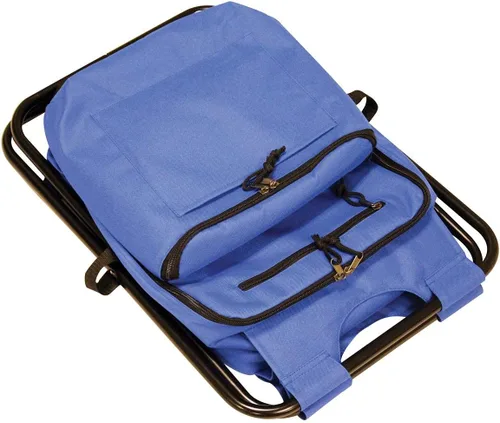 Vista 4 de Preferred Nation Mochila enfriadora sentada, mochila portátil 3 en 1 para acampar con enfriador y taburete plegable para silla, a prueba de fugas