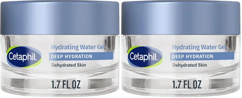 Vista 12 de Cetaphil Gel de agua restaurador de piel de hidratación profunda con ácido hialurónico y poliglutámico, hidratante facial, hidratación de 72 horas