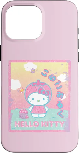 Vista 19 de Hello Kitty Funda de leche de fresa para iPhone 17