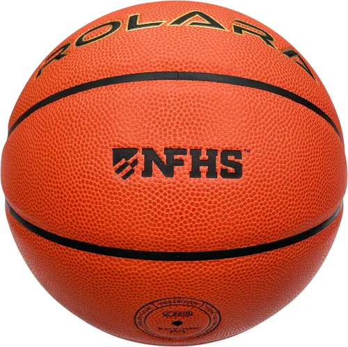 Vista 7 de Balón de baloncesto profesional aprobado por la NFHS de cuero compuesto japonés con vejiga de butilo para una retención de aire superior, pelota