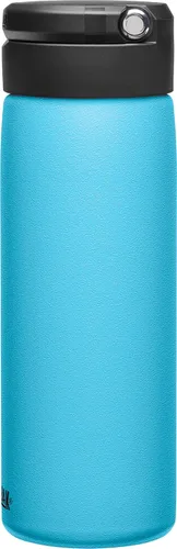 Vista 3 de CamelBak Fit Cap - Botella de agua aislada de acero inoxidable con asa de anidación, diseño a prueba de fugas para fitness y viajes Negro