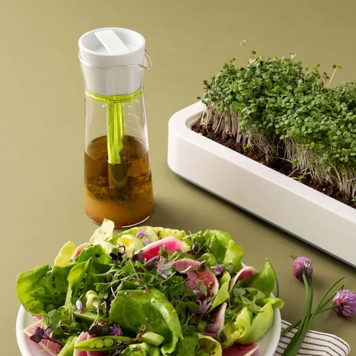 Vista 7 de Chef'n 104-759-258 Emulstir Mezclador de aderezo para ensalada, tamaño único, plástico, rúcula/merengue