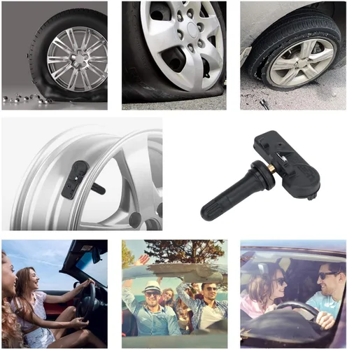 Vista 6 de DE8T-1A180-AA 315MHz Sistema de monitoreo de presión de neumáticos (TPMS) Sensor compatible con Ford F150 C-MAX E150 E250 Edge Escape Expedition