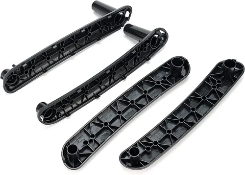 Vista 4 de par de manijas interiores para puerta para Mitsubishi Eclipse 2006 2007 2008 2009 2010 2011 2012, reemplaza 7221A069HA 7221A070HA, negro