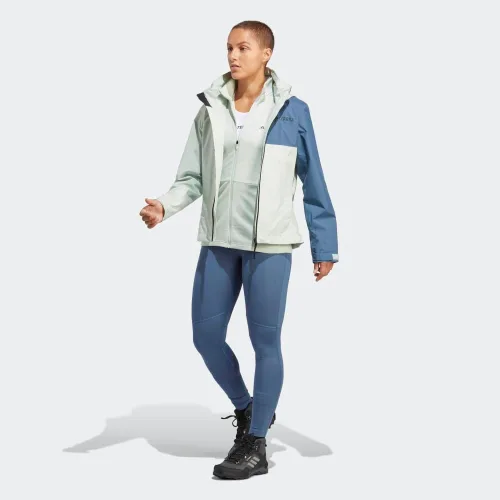 Vista 6 de adidas Terrex Multi Rain.rdy - Chaqueta impermeable de dos capas para mujer