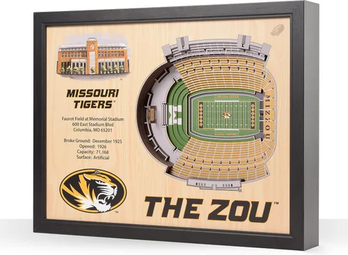 Vista 14 de YouTheFan NCAA Arte de Pared StadiumView de 25 Capas