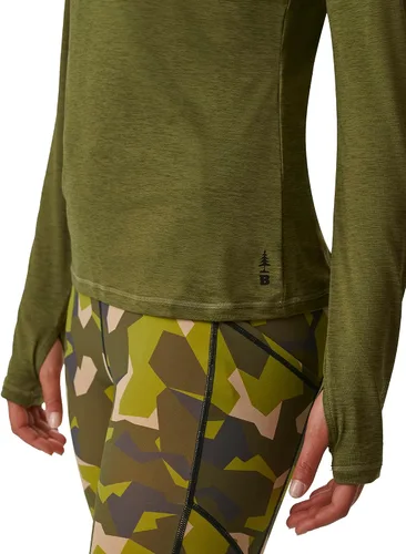 Vista 5 de BASS OUTDOOR Camisa de manga larga de punto activo para mujer