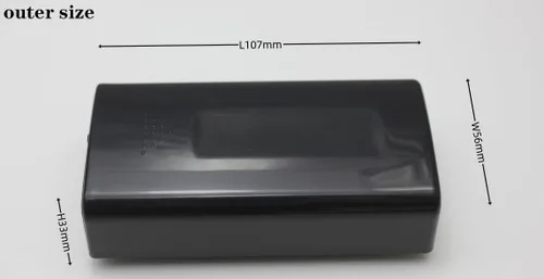 Vista 3 de Caja de almacenamiento de llaves portátil Fuerte magnético plástico caja de llaves de coche llaves ocultas para viajes de oficina en casa