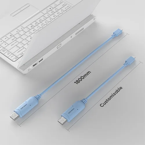 Vista 4 de Cable de consola USB a micro USB con chipset FTDI, adaptador de puerto serie RS232 para routers/switches Cisco, PLC, dispositivos de control