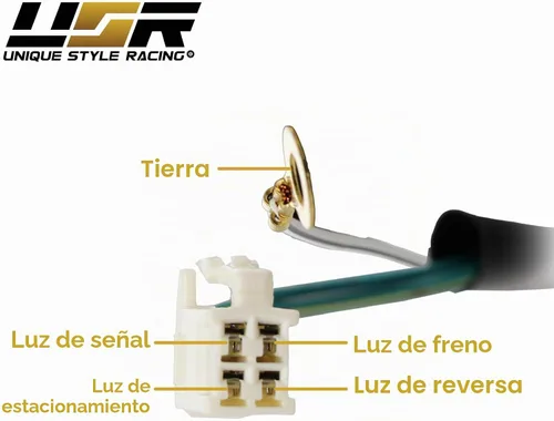Vista 8 de USR DEPO 96-02 Luces traseras para 4Runner - Rojo/Transparente Plug and Play TODOS LOS LED INCLUIDOS Juego de lámparas traseras