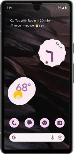 Vista 4 de OtterBox Protector de pantalla antimicrobiano Google Pixel 7A Alpha Flex - Transparente, ajuste de precisión, claridad de cristal, respuesta táctil