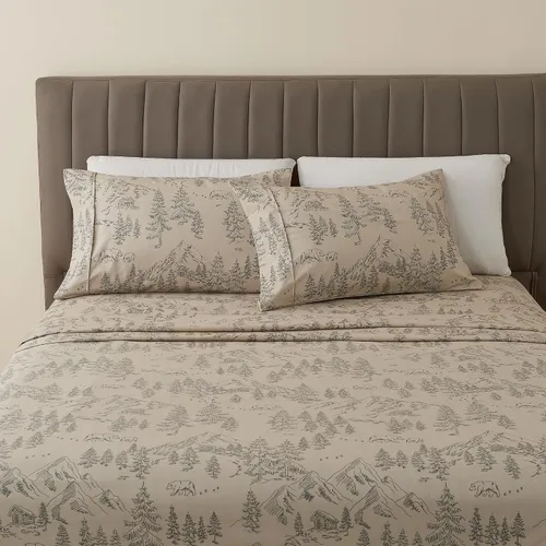 Vista 13 de Juego de sábanas de microfibra con rayas de 3 piezas tamaño individual - Sábanas y fundas de almohada de ropa de cama ultra suaves y cepilladas