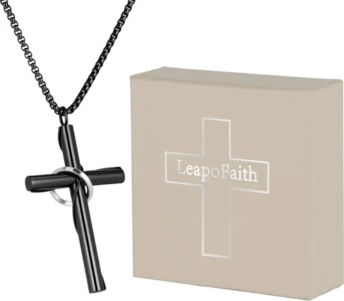 Vista 7 de Collar de cruz para espejo retrovisor de coche, accesorios para colgar, colgante para hombres y mujeres, adorno de cruz cristiana, dije de Jesús