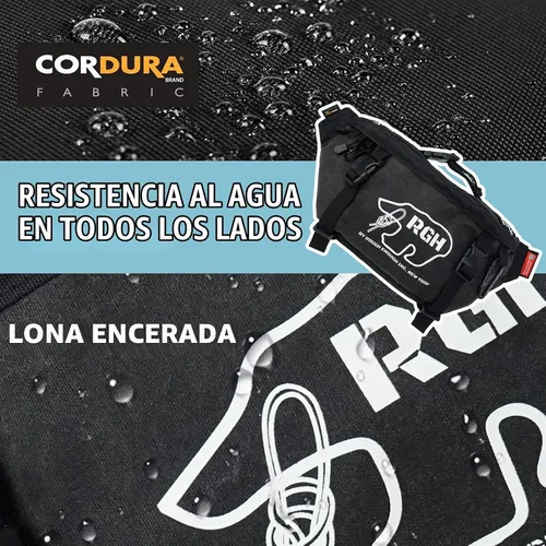 Vista 3 de Rough Enough - Cangurera táctica de 4 litros, para viajes diarios, color Negro