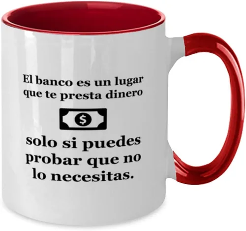 Vista 2 de El banco es un lugar que te presta dinero, solo si puedes probar que no lo ve.