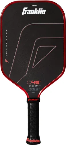 Vista 11 de Franklin Sports Paletas profesionales de Pickleball – Serie de fibra de carbono C45 - Aprobadas oficialmente por USAP + UPA – Diseño para jugadores