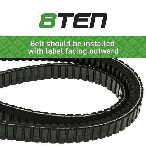 Vista 3 de 8TEN Correa dentada doble para John Deere LX277 LX255 LX288 LX279 GT242 GT262 GT225 GT275 M143019 M118684 M144677