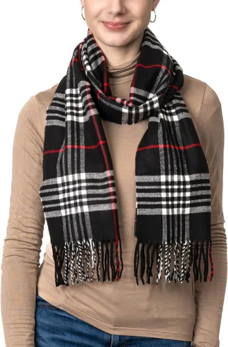 Vista 82 de Bufanda de invierno Achillea suave y cálida, de tartán, a cuadros, de cachemira, unisex