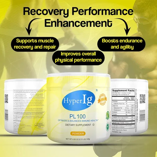 Vista 8 de Proteína de huevo en polvo PL-100, suplemento hiperinmune de huevo, 4.94 oz – Apoyo inmunológico, bienestar digestivo, energía y fuerza muscular