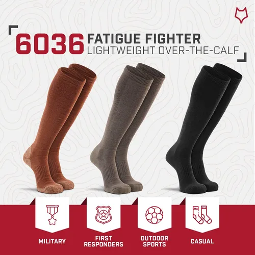 Vista 5 de Fox River - Calcetines para hombre con flujo de aire mejorado y máxima comodidad