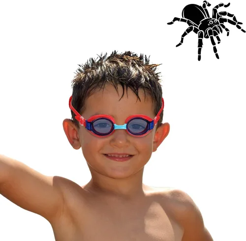 Vista 6 de Gafas de natación para niños de 2 a 6 años, gafas para niños sin jalar el cabello, gafas para niños con banda para la cabeza acolchada