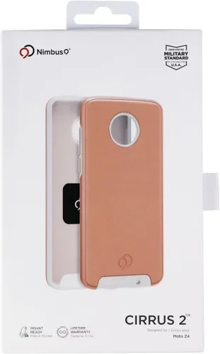 Vista 4 de Nimbus9 Cirrus 2 - Carcasa para Motorola Moto Z4, color rosa transparente