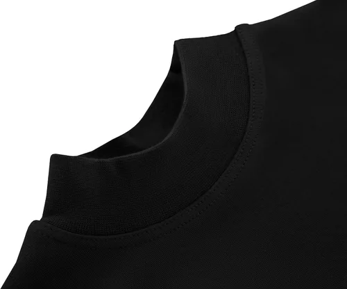 Vista 4 de Lilax Camiseta básica de algodón de cuello alto falso de manga larga para niña
