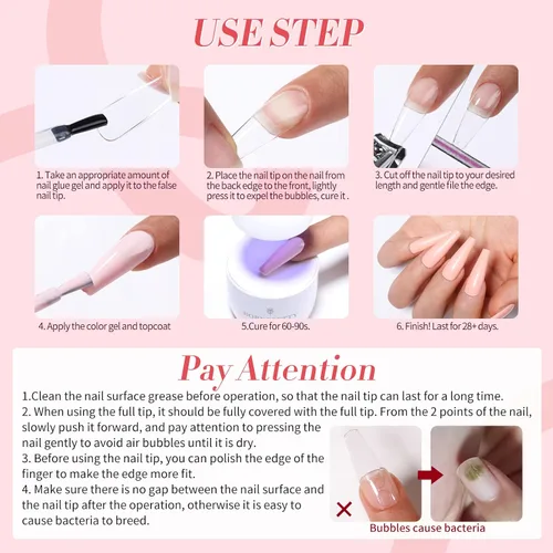 Vista 9 de Born Pretty Kit de 28 esmaltes de uñas de gel de gelatina con lámpara de uñas UV de 48 W, 12 colores, rosa gelatina, nude, neutro, juego de esmalte