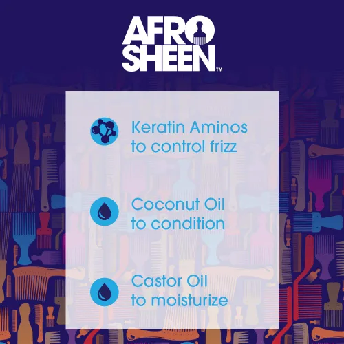 Vista 2 de Afro Sheen 'Fro Out Blow-Out Spray. Protege el cabello y controla la efervescencia. 6 onzas