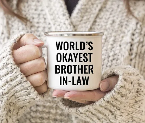 Vista 3 de Andaz Press Funny Family - Taza de café de acero inoxidable de 11 onzas, regalo de broma para el cuñado más bueno del mundo, paquete de 1