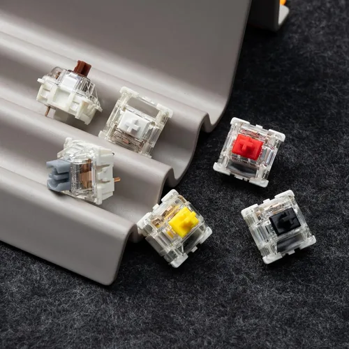 Vista 6 de Glacier G Pro versión 3.0 pre-lubricado 5 pines (105 piezas) juego para teclado mecánico con tapas de tecla/interruptores gratis extractor incluido