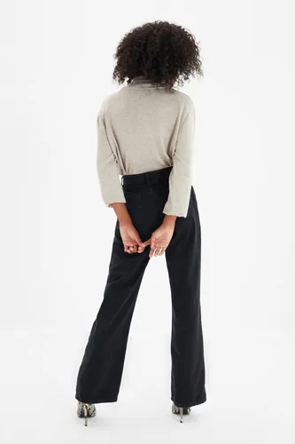 Vista 5 de Trendyol Jeans de pierna ancha de cintura alta para mujer