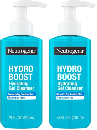 Vista 12 de Neutrogena Hydro Boost - Lavado facial, sin fragancia, limpiador facial hidratante con ácido hialurónico, lavado facial diario y removedor