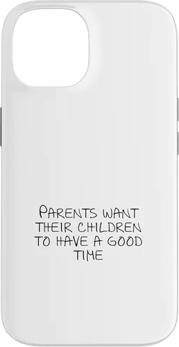 Vista 4 de Parents want their children to have a good time Case for iPhone XR