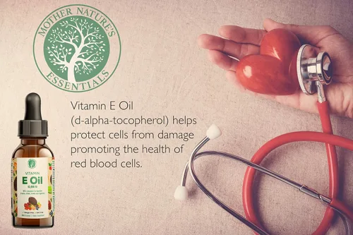 Vista 4 de Mother Nature's Essentials Vitamina E 21,000IU 1 Oz de 2 unidades. Ayuda a apoyar el sistema inmunológico natural del cuerpo, se utiliza por vía