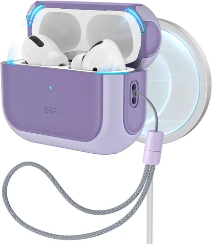 Vista 18 de ESR Funda para AirPods Pro 2, compatible con Funda de Airpods Pro de 2ª/1ª generación (2023/2022/2019), compatible con MagSafe, cubierta