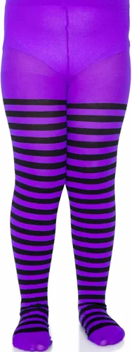 Vista 3 de Medias rayadas para niños, de Leg Avenue