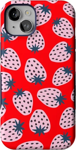 Vista 19 de Casely Funda para iPhone 15 Flores pintadas Frida Kahlo Floral Girly Funda atrevida Compatible con MagSafe