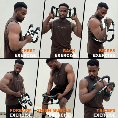 Vista 2 de Ultimate Twister Arm Trainer, Adjustable Chest Workout Equipment, Arm Trainer for Men, Chest Trainer for Men, Shoulder Muscle Training, Portable